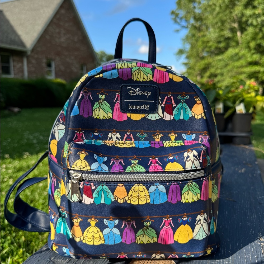 Loungefly Disney Princess Dress Pattern MINI backpack 🎒